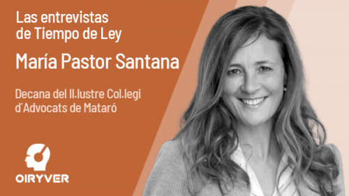 María Pastor decana del Il.lustre Col.legi d´Advocats de Mataró