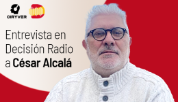 Entrevista a César Alcalá, director y presentador del programa Puente Aéreo, sobre Valents y La Roca del Vallès.