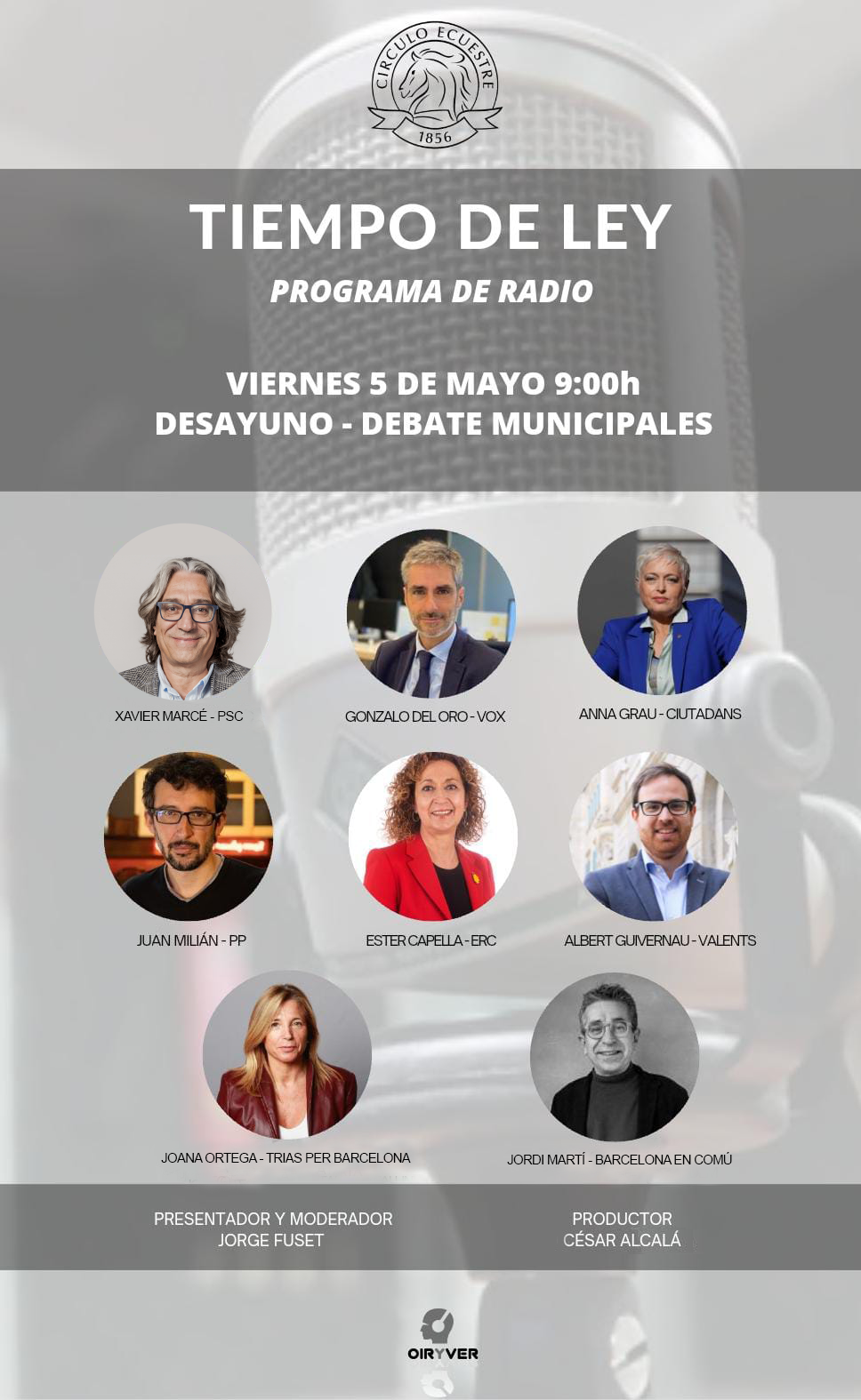 Debate candidatos alcaldía Barcelona