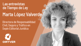 Marta López directora de Responsabilidad Civil, Seguro y Tráfico en Sepín Editorial Jurídica