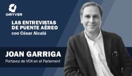 Entrevista a Joan Garriga en Puente Aéreo