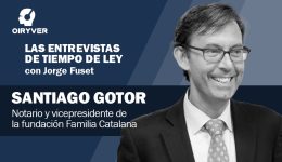 Entrevista a Santiago Gotor, notario y vicepresidente de la fundación Familia Catalana