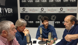 Sixto Cadenas, Alfred Salud, Gerardo Sánchez y Aitor Navarro en La Tertulia de Barcelona