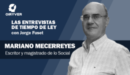 Entrevista a Mariano Mecerreyes, escritor y magistrado