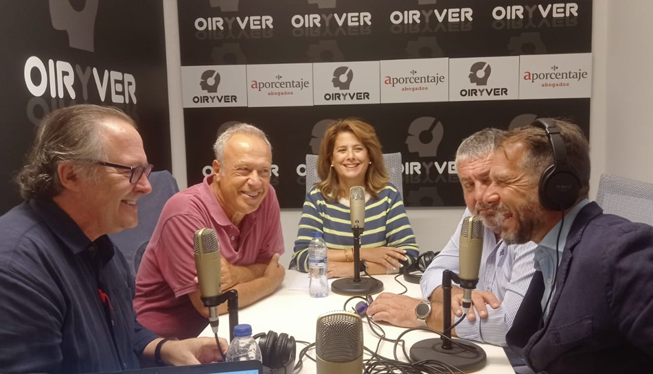 Ramón Mora, Sixto Cadenas, María Ruíz, Ernesto Caccavale y David Coscubiela