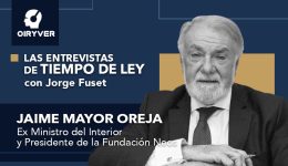 Entrevista Tiempo de Ley_Jaime Mayor Oreja